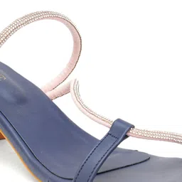 FABBHUE Embellished Straps Block Heels image 2