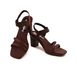 sneakers villa Open Toe Block Heels image 3