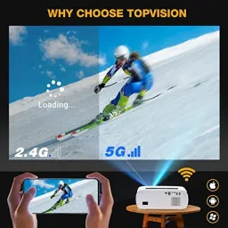 PLAY Newly Launched Native Full HD 5G 2K 4K Projector with fast processor technology (7500 lm / Wireless / Remote Controller) Portable Projector image 3