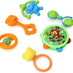 zokato My First Rattle Set Non Toxic Bright and Colorful Rattles Rattle image 5