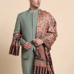 GREEN AGRITECH Acrylic Graphic Print Men Shawl-image-80