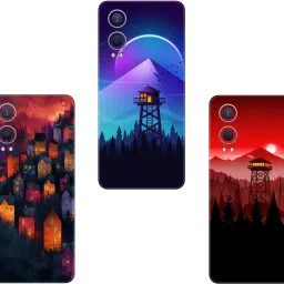 AMTHA AMTHA SAMSUNG GALAXY A72(PACK OF 3)Camera&Back Protector Premium Vinyl Mobile Skin-62