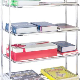 Stainless Steel Book Metal Open Book Shelf-image-11
