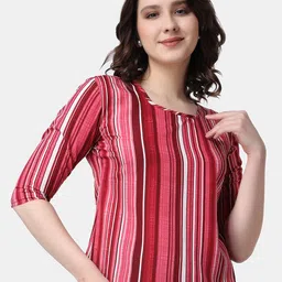 Popwings Striped Square Neck Top-picture-12