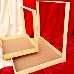 1 set(2 Piece)Multipurpose Decorative Pinewood Tray with handle for Gift Hamper Wood Decorative Platter-image-83