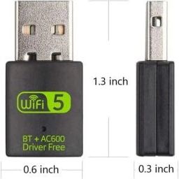 Bkc USB Bluetooth WiFi Adapter 2 in One WiFi and BT USB Adapter-16