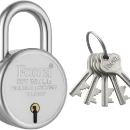 Heavy Duty Round Padlock 50mm with 5 Keys for Home, Shutter, Gate, Locker Padlock-picture-15
