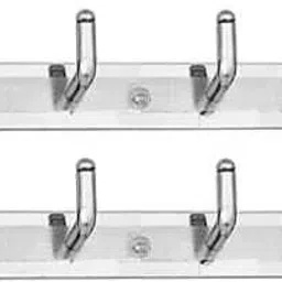SS 8 pin Door Hooks Hanger Cloth Hook Hanger Set of 2 Pcs Steel Dress Pack of 2 Hangers For Dress-image-80