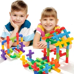 aexoniz toys Building Blocks-Blocks For Kids-(Pipe Puzzle)Learning/Education Toys For Kids image 4