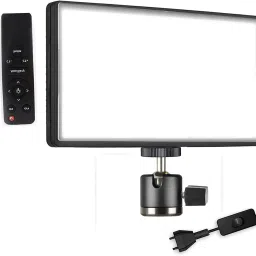 Huntindia 11Inch LED Penal Light with Remote for Studio Video Recording,Photography,Makeup Flash-image-73