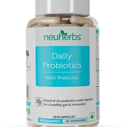 Daily Probiotics Supplement with Prebiotic Plain Capsules-image-0