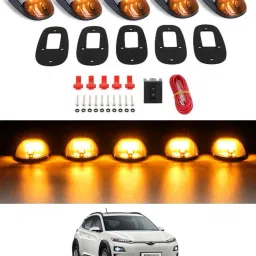Amber/12V Car Roof 5Pcs Mouse Light Suitable For SUV,Jeep,Car,Hummers,Truck-132 Fog Lamp Car, Truck, Van LED for Hyundai (12 V, 55 W)-image-43