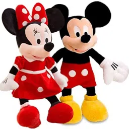 Mickey Mouse, Minnie Mouse Couple Cartoon Characters Washable for Girls Soft toy for birthday gift 50 cm - 50 cm-image-66