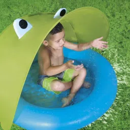Inflatable (IND*99) Fold Tent For Play Swimming Pool (Green) Inflatable Swimming Pool-42