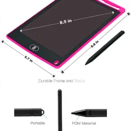 phagqu 8.5"Ultra-Thin LCD Portable Rewritable Erasable Paperless Memo Writing Tablet Ruff Pad E-Writer Digital Drawing Board with Pen image 2