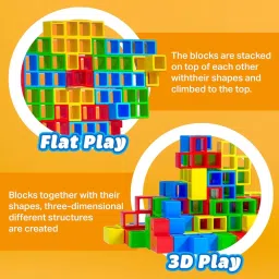 as traders Tetra Tower Stacking Balancing Toy Multicolor2 image 4