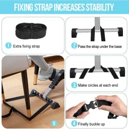 squarefit Mini Pedal Exercise Cycle with LCD Display for Home & Physiotherapy Use Mini Pedal Exerciser Cycle image 3