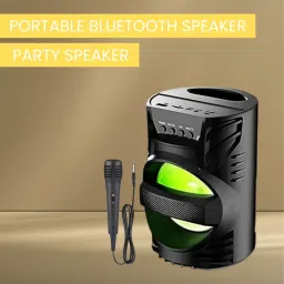 GUGGU LZ (PORTABLE WIRELESS SPEAKER) Upto 6H Playtime & FM Radio Powerful SoundR456 15 W Bluetooth Laptop/Desktop Speaker-picture-0