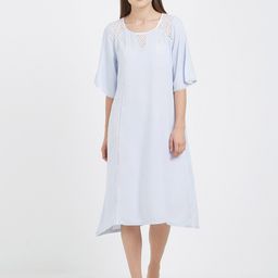Soie Women Knee Length Knee Length Nightdress-picture-41