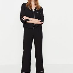 Trendyol Women Black Night suit-picture-50