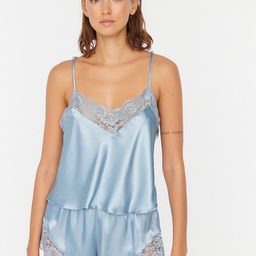 Trendyol Women Blue Night suit-image-28