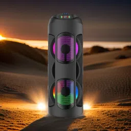 Clairbell Q32_Wow Wireless Bluetooth Speaker with Mic: Portable Sound Solution 15 W Bluetooth Speaker-image-66