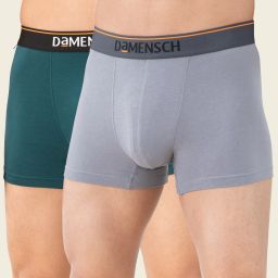 Pack of 2 Deo-Cotton Deodorizing Anti-Bacterial Solid Men Trunk-image-50