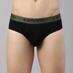Tag Free Comfort & Smartskin Technology Style# 066 Active Supima Cotton Solid Men Brief-image-3