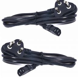 RIVER FOX Power Cord 1.5 m 1.5 Meters Desktop Power Cable for Computers Printers (Pack of 2)-image-75