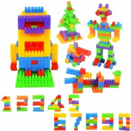 darkshri Building | Learning | Train Blocks & Bricks for Kids (52 Pcs Blocks) image 4