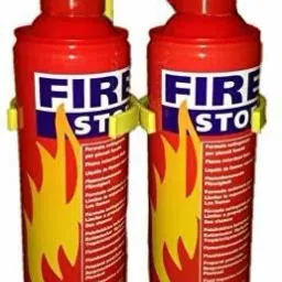 fire Extinguisher use for, car, Kitchen and Home with 500 ml (Pack of 2) Fire Extinguisher Mount-image-3