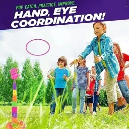 amtiq Combo 2 in 1 Ring Toss Game | Shape Sorter Color Recognition Aim and Strike Game image 5