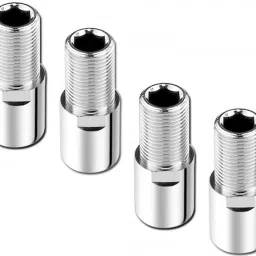 (3")Full Brass Extension Nipple for Bathroom Taps/Kitchen Taps(3 INCH)-SET OF 4 Faucet Nozzle-18