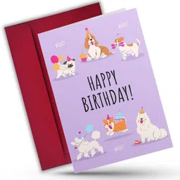 aanyacentric 5.8x8.3inch A5 Size Son Daughter Kid Girl Boy Birthday Gift Printed Greeting Card-picture-24