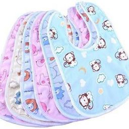 first trend Water Resistant, Fast Dry Cotton bibs Multicolor ( Pack of 6 )-picture-25