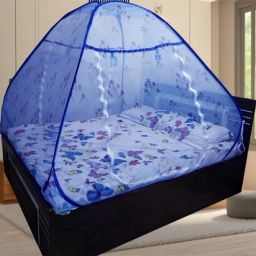 Polyester Kids Washable PURPLE machhardani queen size bed mosquito net holder for bed machardani jali m Mosquito Net-12