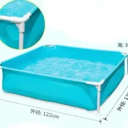 tiny tales Compact (IND*76) Mini Frame Pool Blue Color Inflatable Swimming Pool image 5