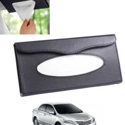 Universal Leatherite Rectangle Black Tissue Box For Car/office/Home-09 Vehicle Tissue Dispenser-image-78