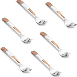 Stainless Steel Dessert Fork Set-image-28