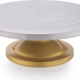 greenstone Cake Decorating and Icing Turntable Serving Stand 360° Rotating Cake Stand,30 cm Plastic Cake Server image 4