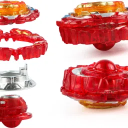 bladeking beys B-191-02 Prominence Phoenix Metal Universe10 + DB launcher L/R + storage box image 2