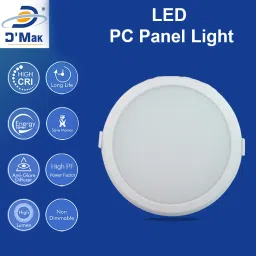 D’Mak 15 Watt Round Pc LED Conceal Panel Ceiling Light Ceiling Lamp-12