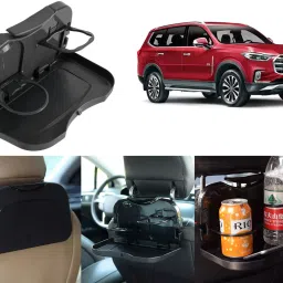 FTB236-Multi-Functional Fordable Car Headrest Seat Back Food Tray, Dining Table Cup Holder Tray Table-image-47