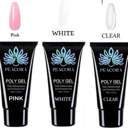 3 Pc Polygel 30ml Tube for Nail Extensions Nail Art Manicure Acrylic gel Varnish-29