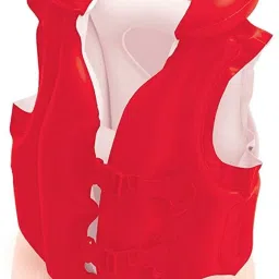 Delux Swim Vest, Orange Colour Inflatable Swimming Vests-image-11