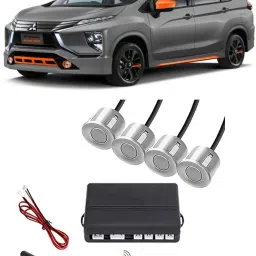 EB433 Silver Car Reverse Parking Sensor with LED Display 4 Sensor E433 Parking Sensor-picture-17