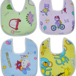 Soft Cotton Waterproof Feeding Bibs-picture-3