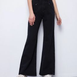 Women Boot-Leg High Rise Black Jeans-image-92
