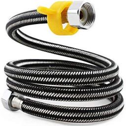 HEAVY QUALITY STAINLESS STEEL 304 CONNECTION PIPE 24 INCH (SET OF 2) Hose Connector Hose Pipe-image-14