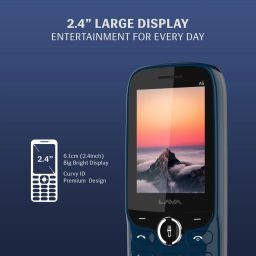 lava A5 2023 Keypad Mobile, LED Torch, FM Radio,Call Recording, Expandable Upto 32 GB image 2